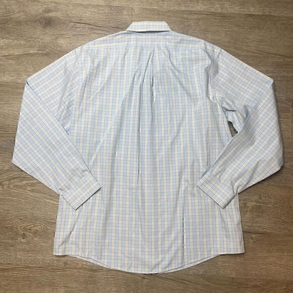 Eddie Bauer Shirts Mens Sz Large Lot Of 3 Relaxed Fit Wrinkle Free Dress Blue Ch - Picture 4 of 16